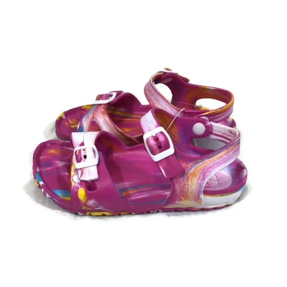 Brand new Bobbie‎ Brooks Color Swirls Sandals 2-3